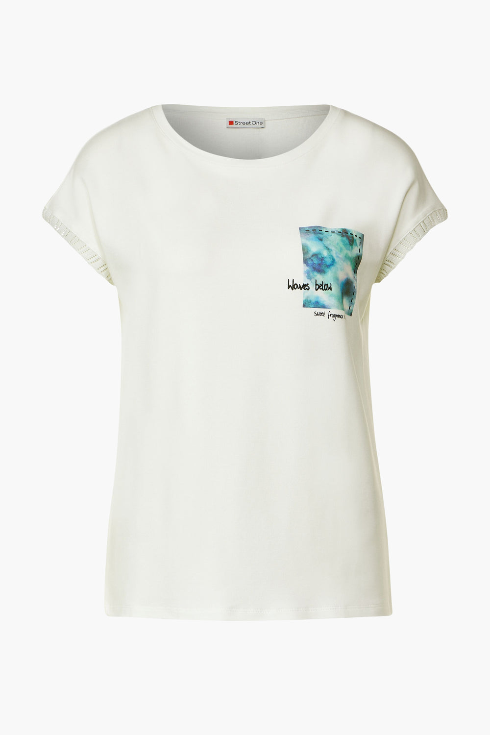 T-shirt (manches courtes) Écru - STREET ONE