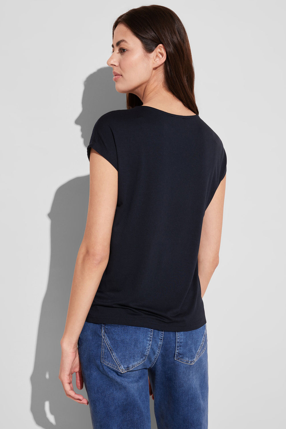 Top uni manches courtes Bleu - STREET ONE
