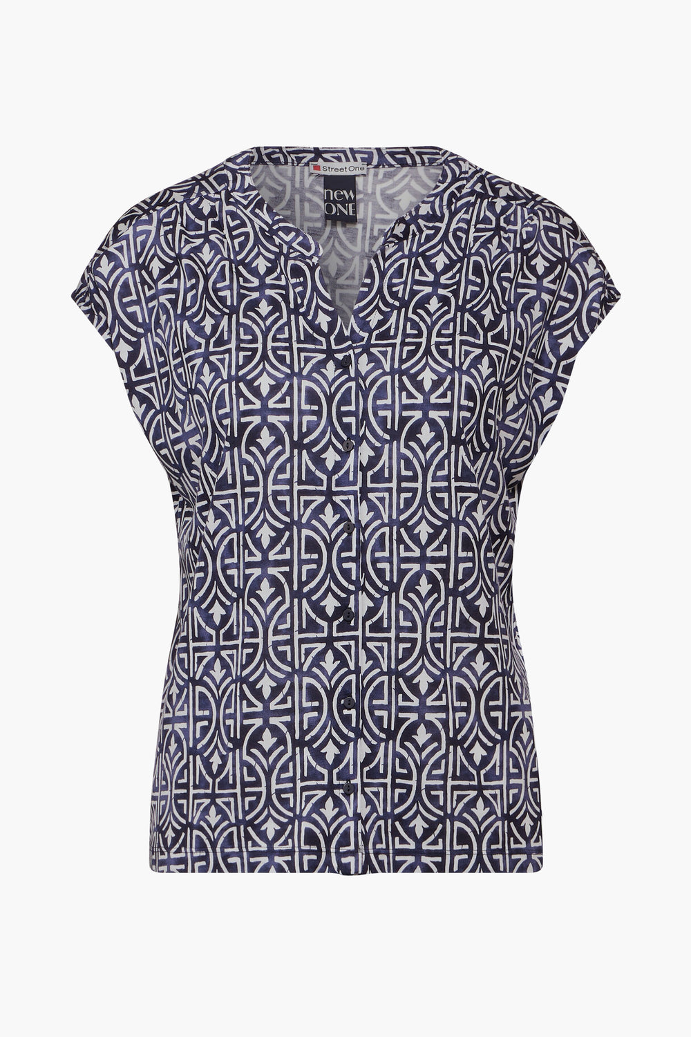 Top (zonder mouwen) Blauw - STREET ONE