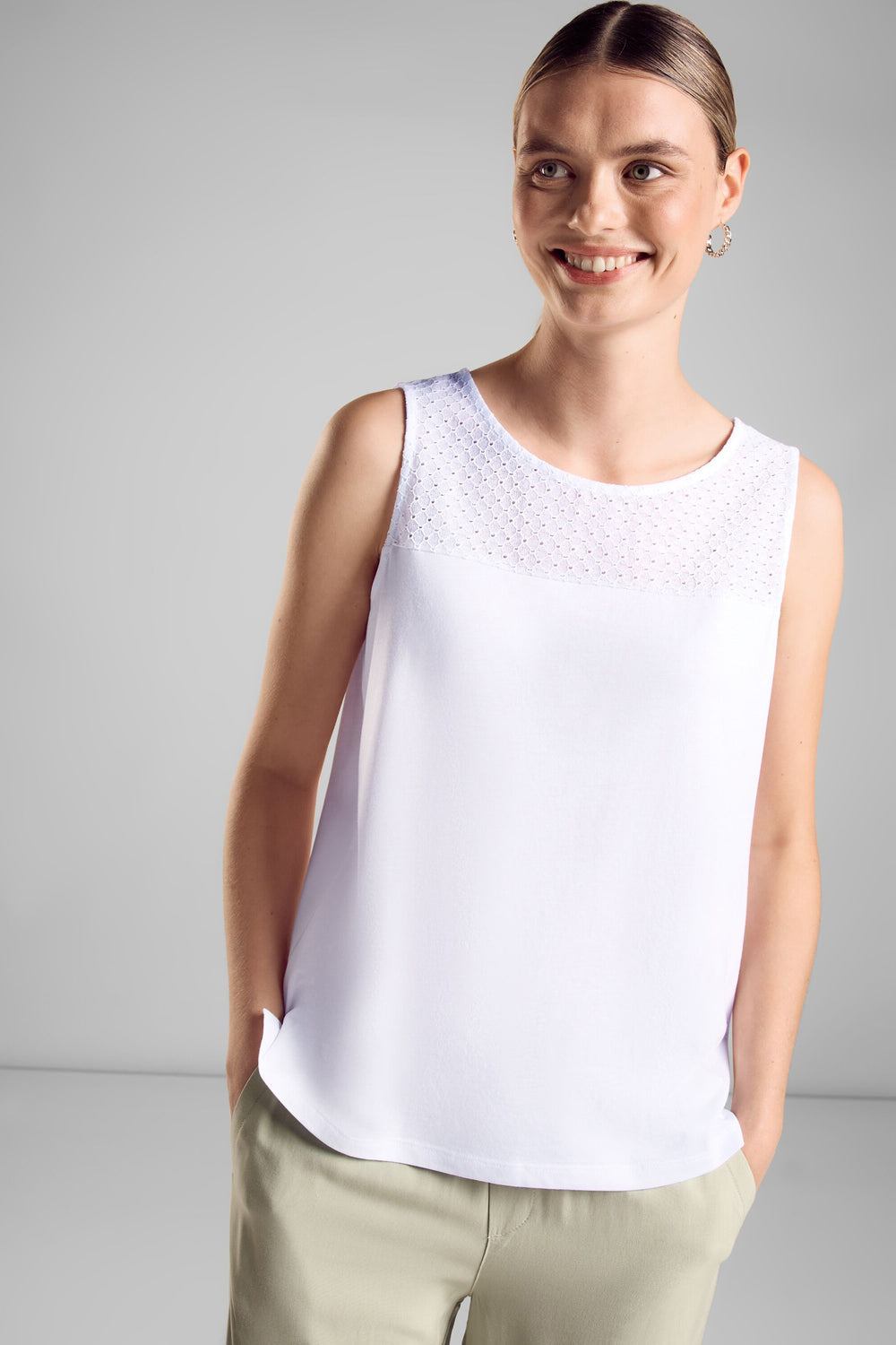 Top (sans manches) Blanc - STREET ONE