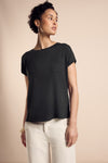 Top uni manches courtes Noir - STREET ONE