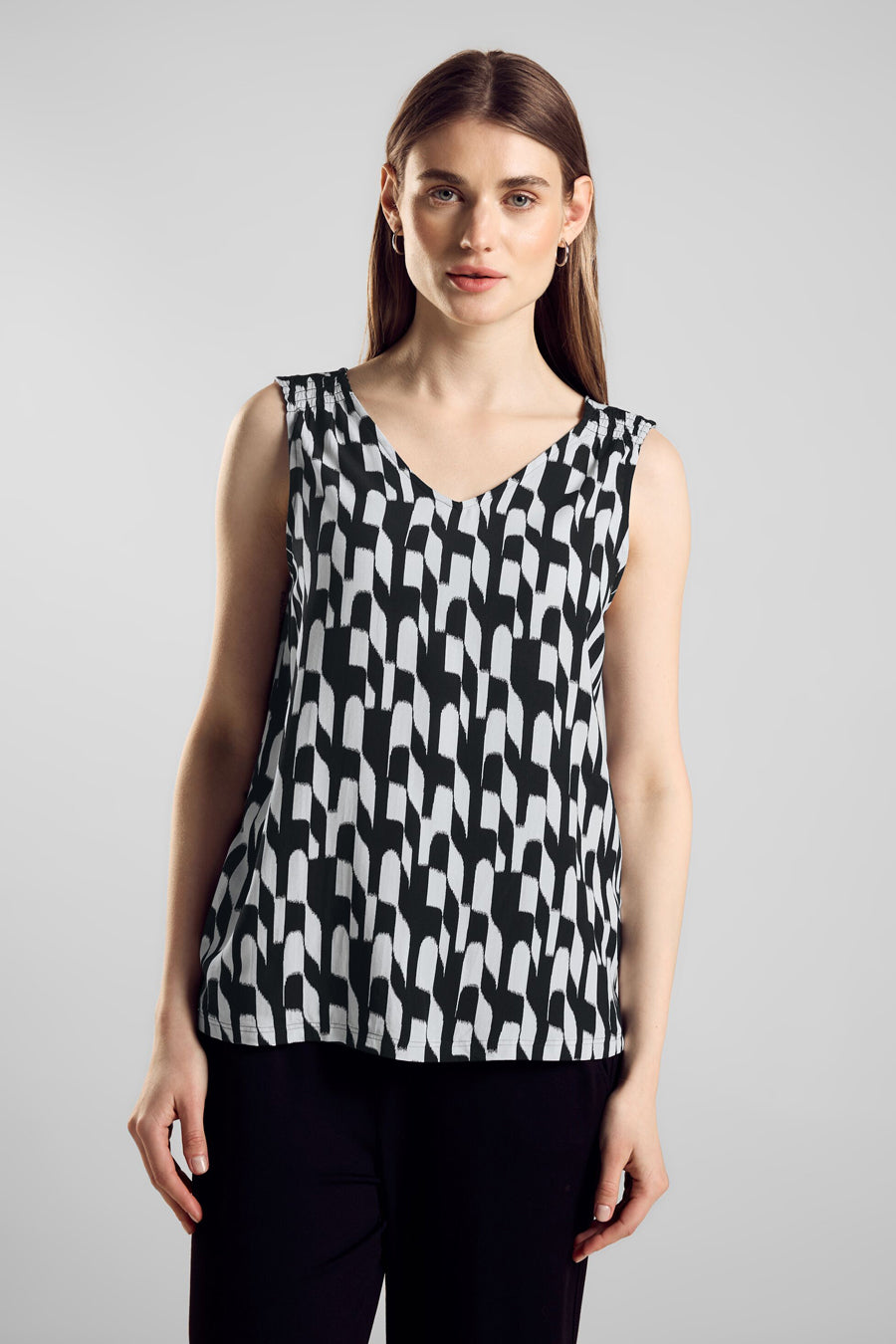 Top (zonder mouwen) Zwart - STREET ONE