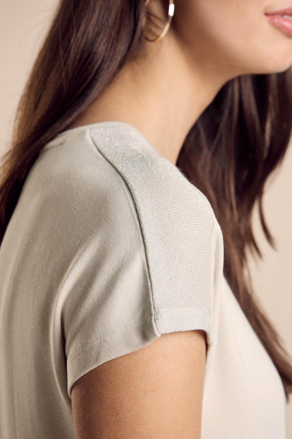 Top (korte mouwen) Beige - STREET ONE