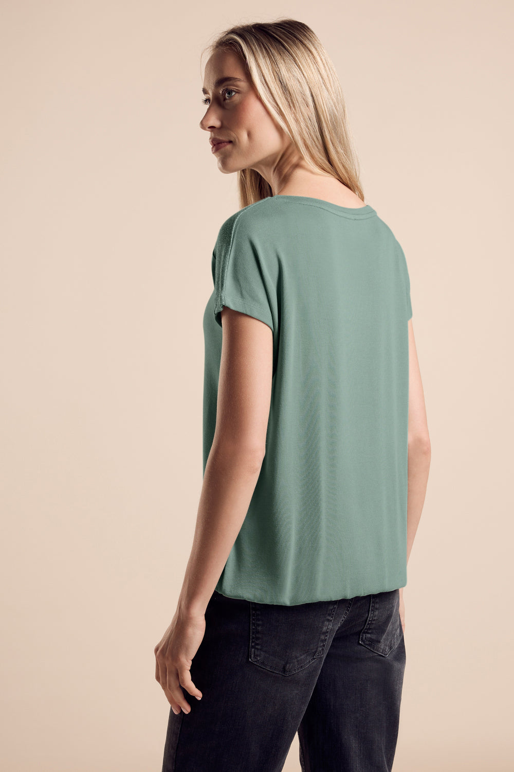 Top (korte mouwen) Groen - STREET ONE