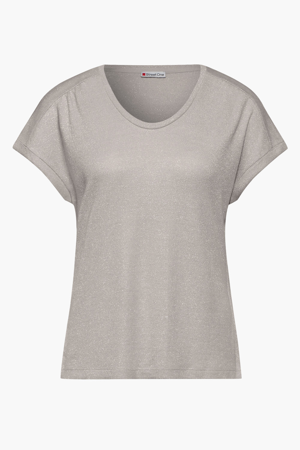 Top uni manches courtes Beige - STREET ONE