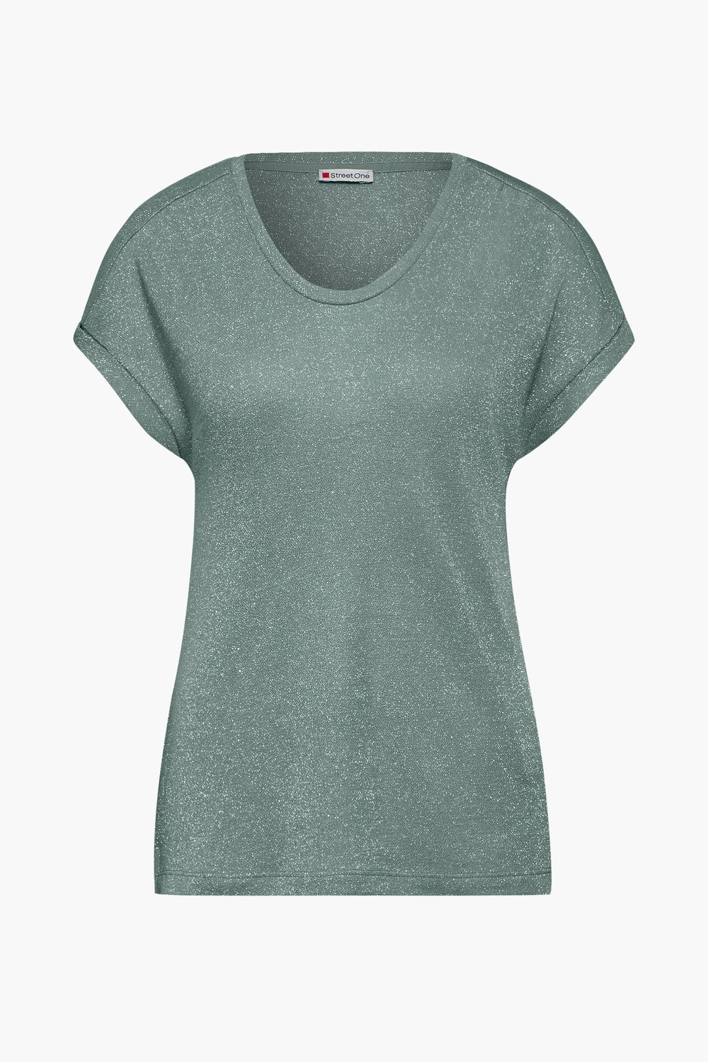 Top uni manches courtes Vert - STREET ONE