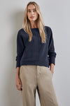 Top uni manches longues Bleu - STREET ONE