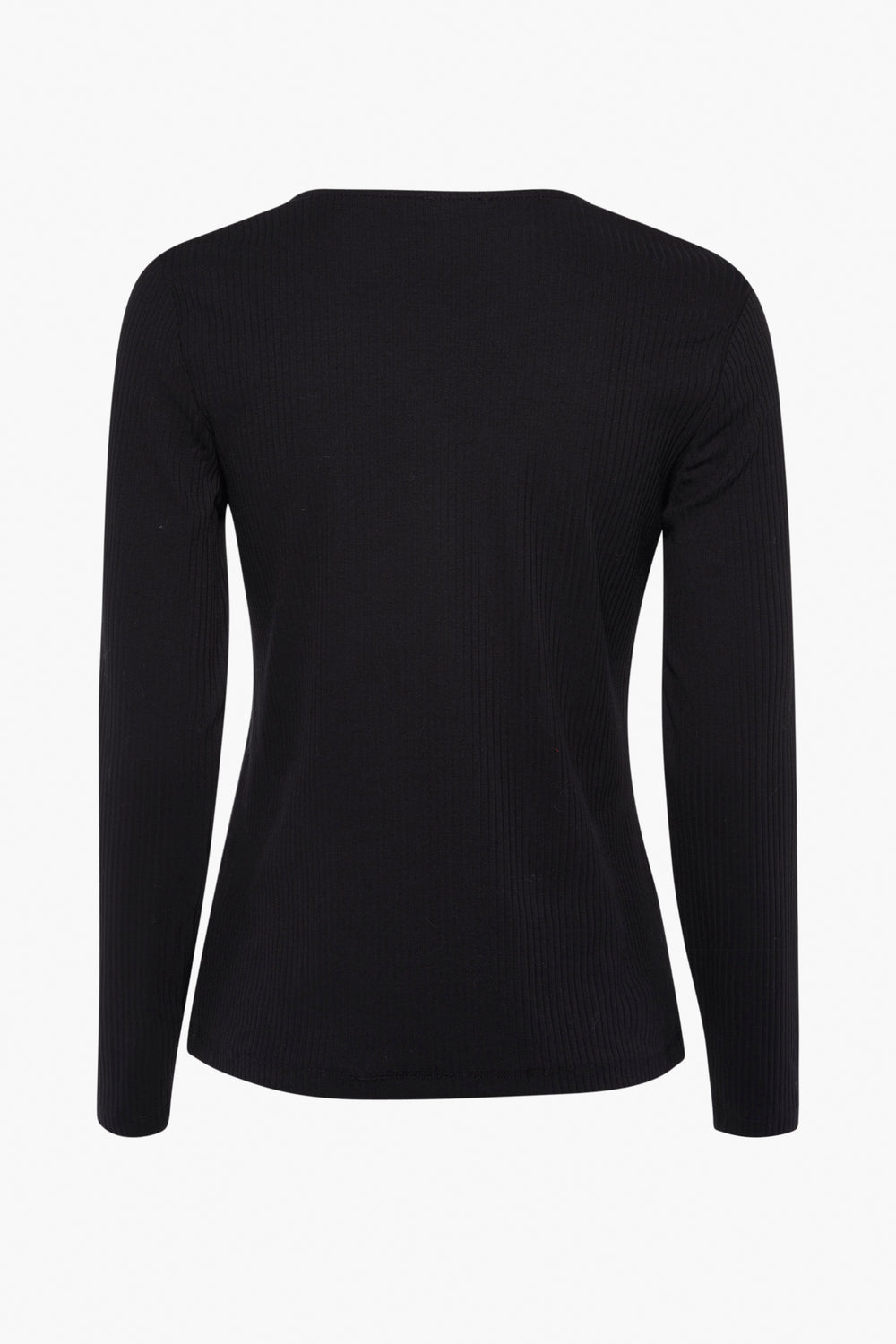 Top uni manches longues Noir - STREET ONE