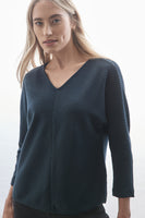 Top uni manches longues VERT - STREET ONE