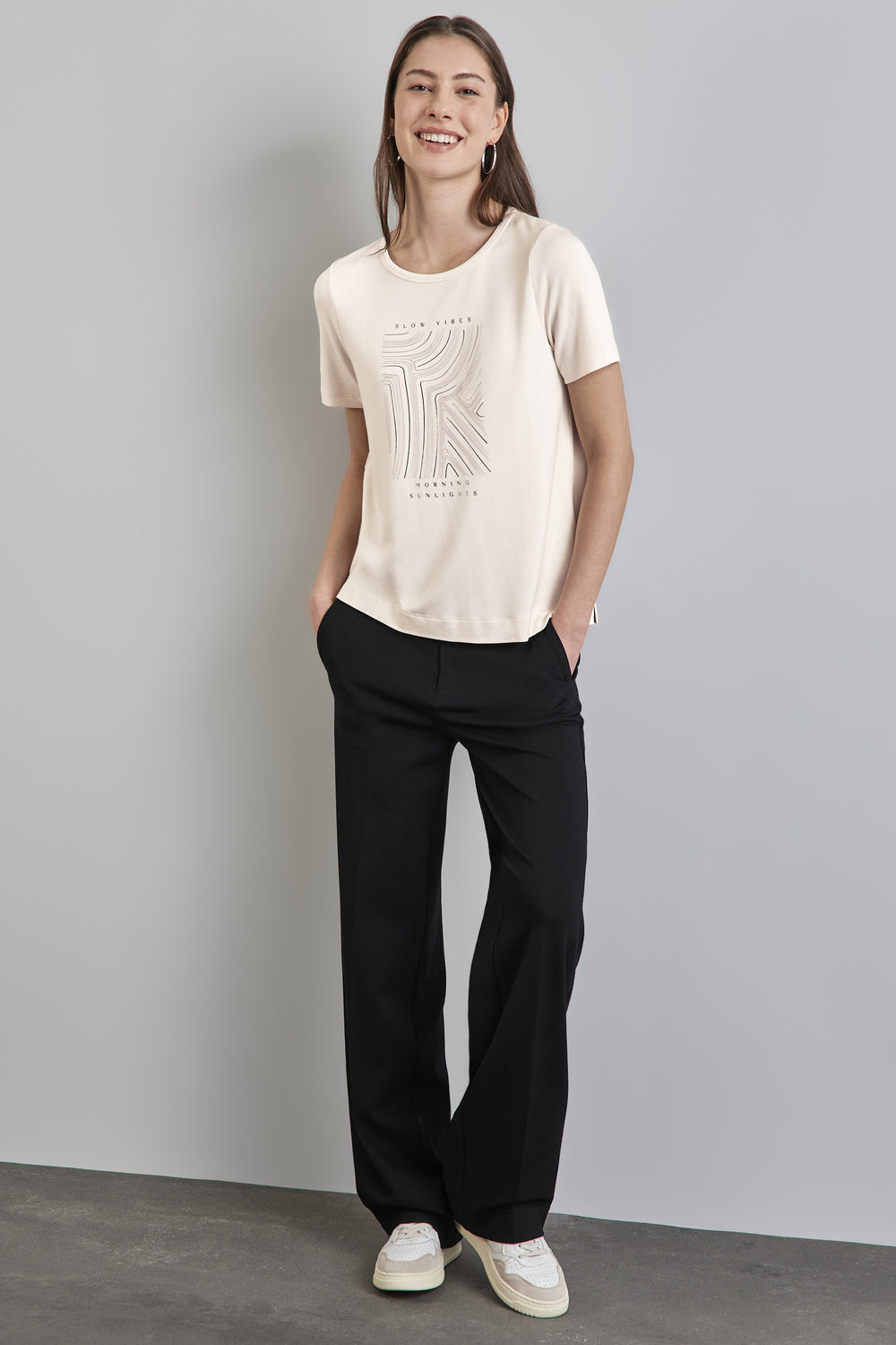 Top uni manches courtes Blanc - STREET ONE