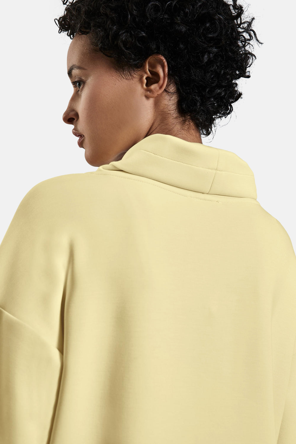 Sweat col rond Jaune - STREET ONE