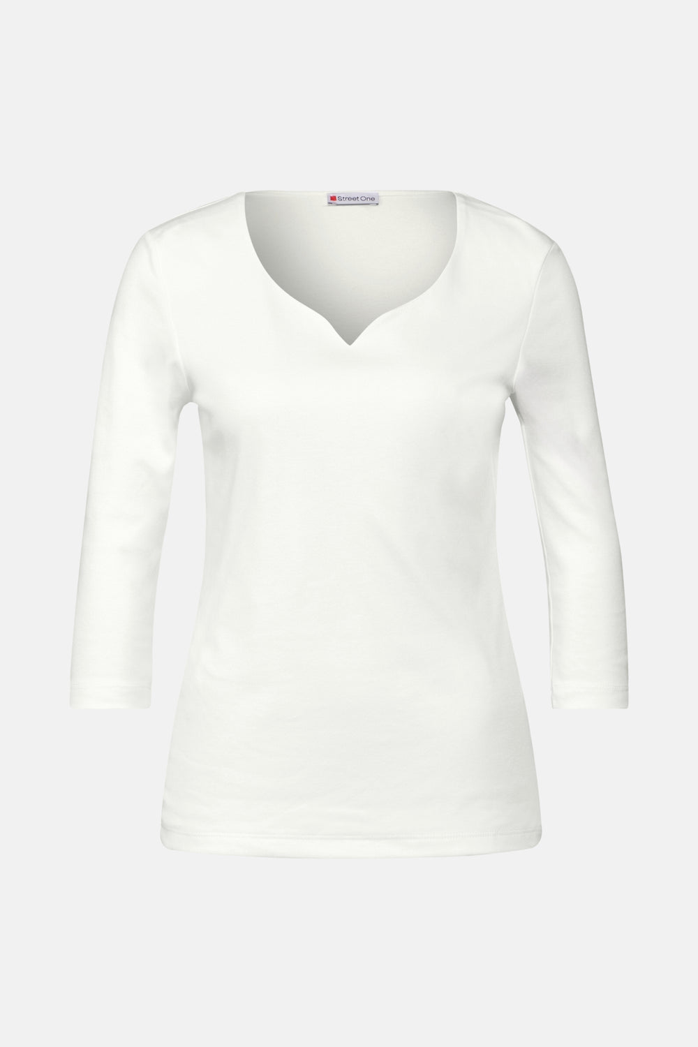 Top uni manches courtes Blanc - STREET ONE