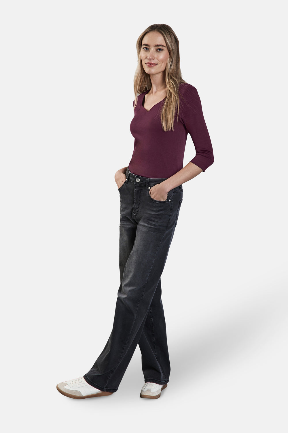 Top uni manches courtes Rouge - STREET ONE