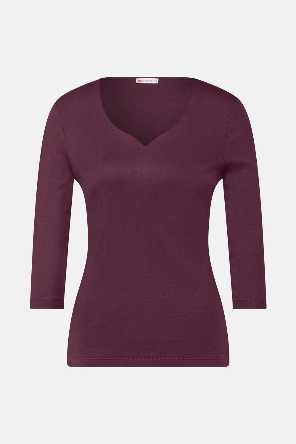 Top uni manches courtes Rouge - STREET ONE