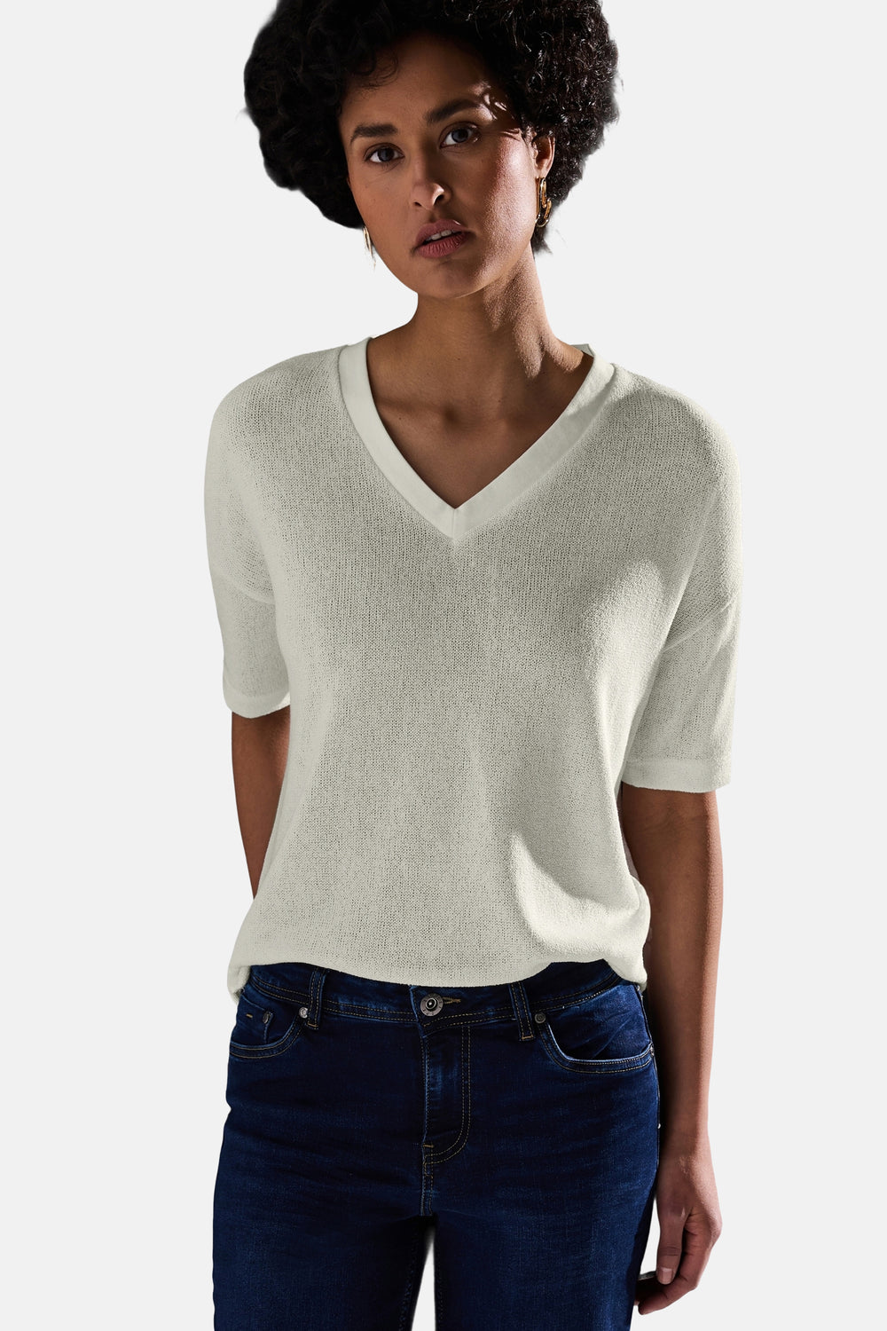 Top (lange mouwen) Wit - STREET ONE