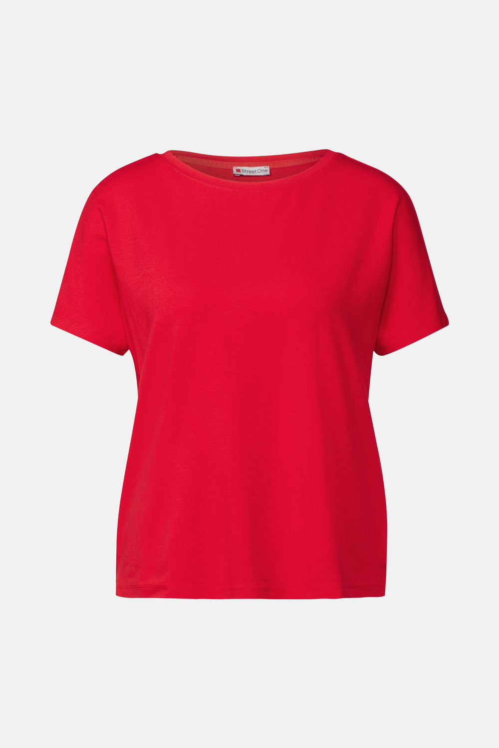 Top uni manches courtes Rouge - STREET ONE