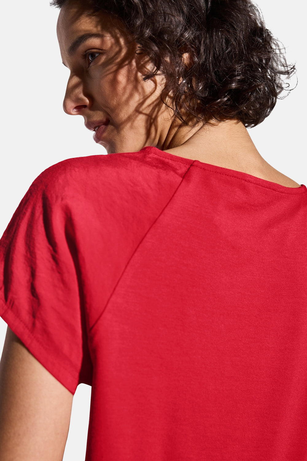Top uni manches courtes Rouge - STREET ONE