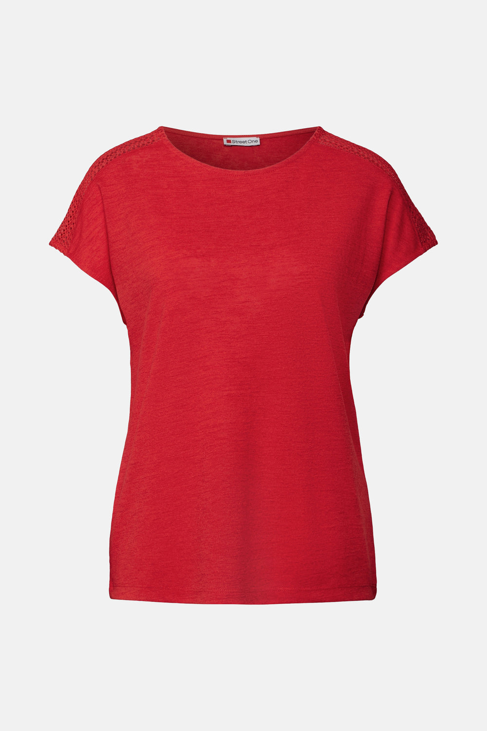 Top uni manches courtes Rouge - STREET ONE