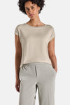 Top uni manches courtes Beige - STREET ONE