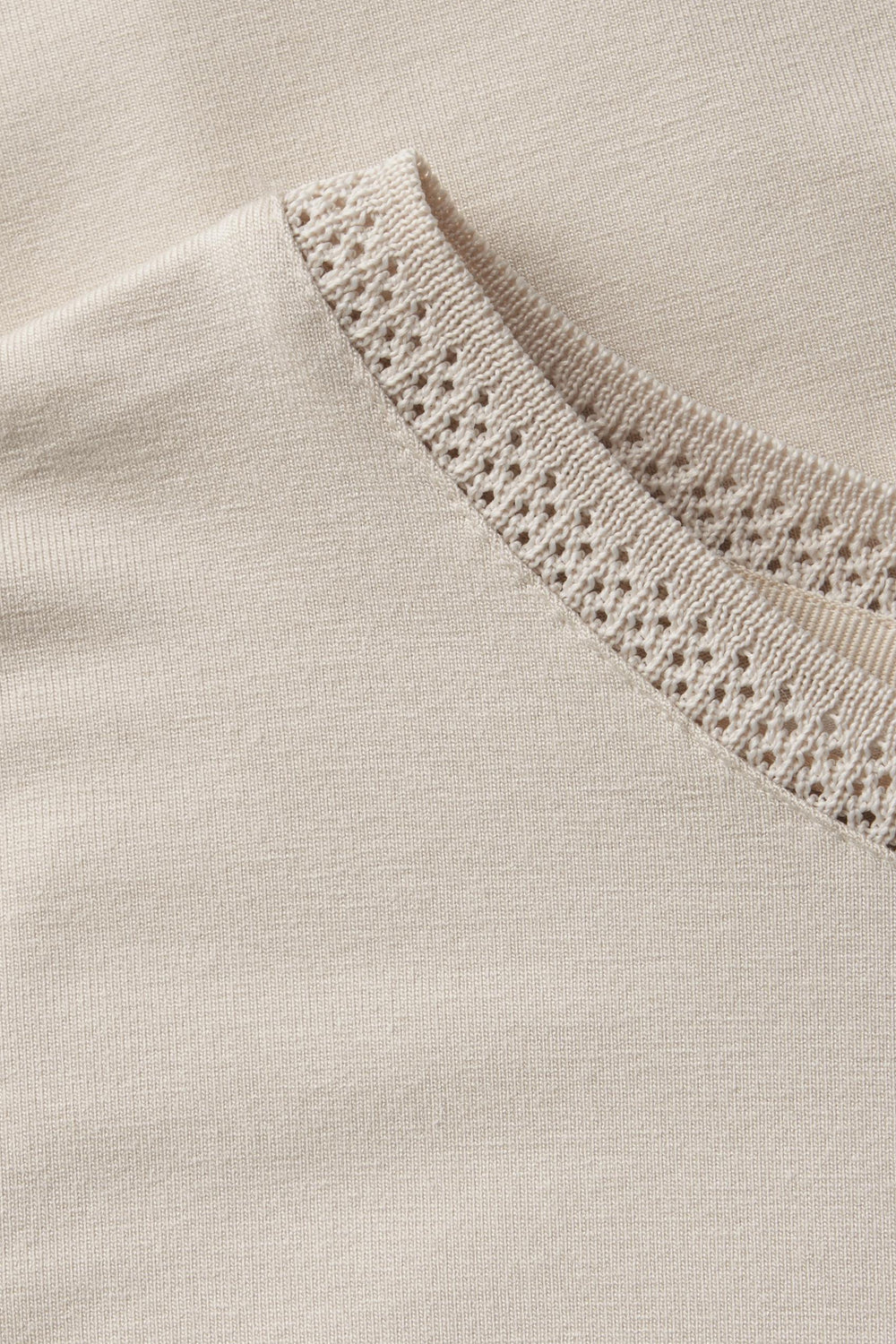 Top uni manches courtes Beige - STREET ONE