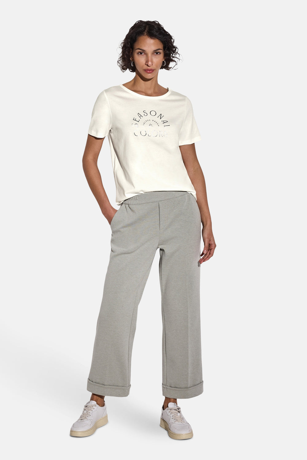 Top uni manches courtes Blanc - STREET ONE