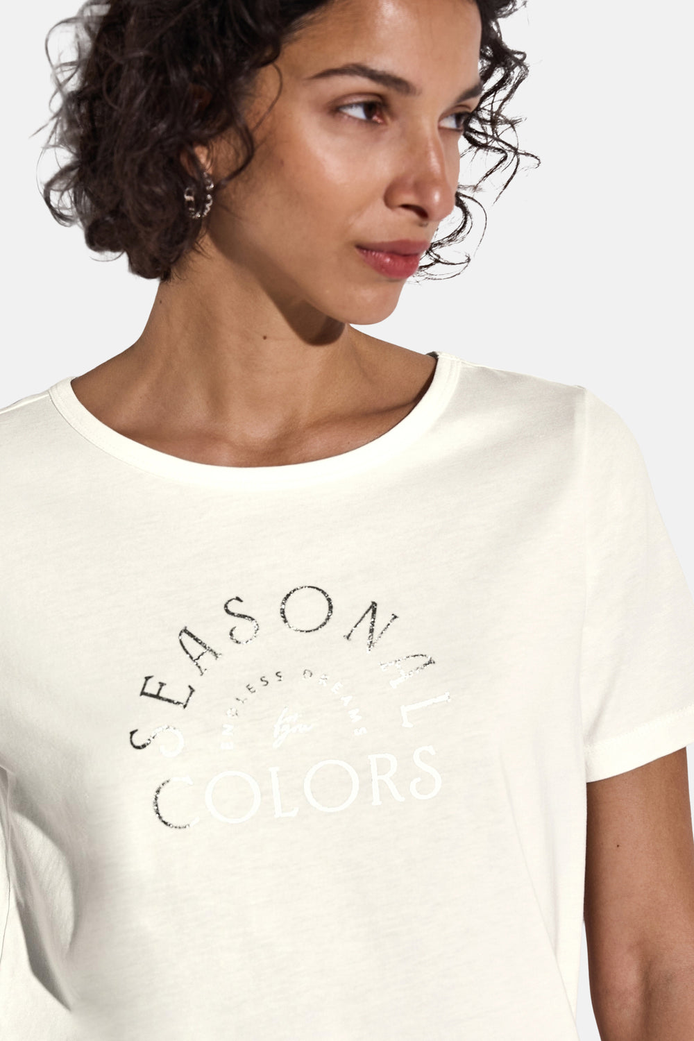 Top uni manches courtes Blanc - STREET ONE