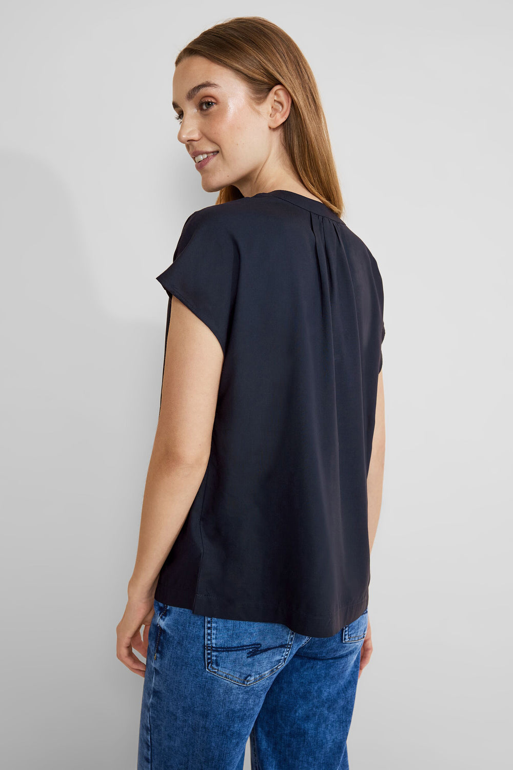 Chemisier (manches courtes) Bleu - STREET ONE