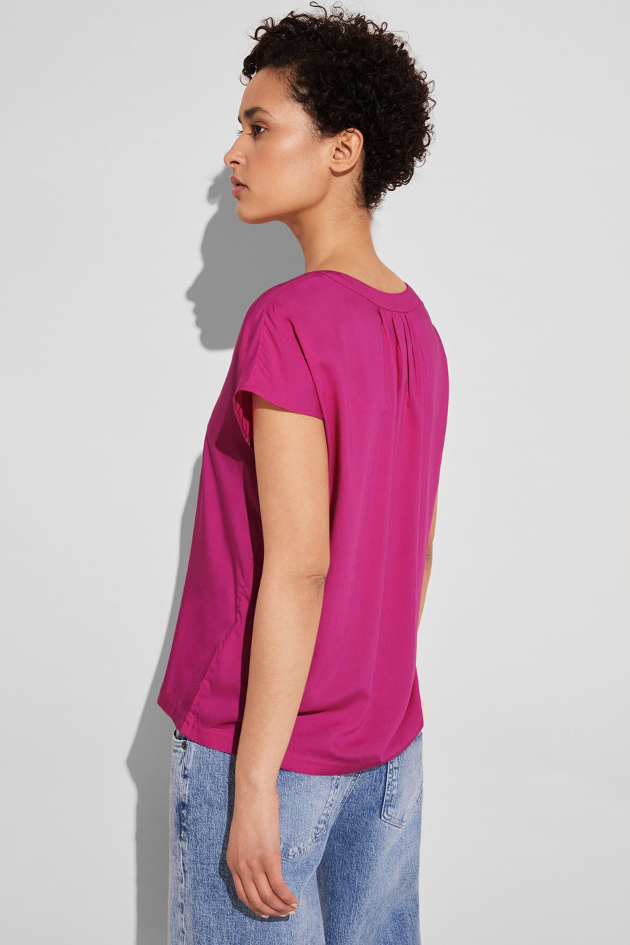 Chemisier (manches courtes) Rose - STREET ONE