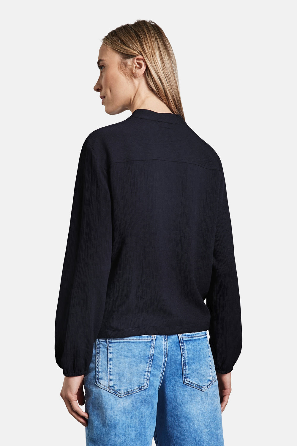 Blouse (lange mouwen) Blauw - STREET ONE