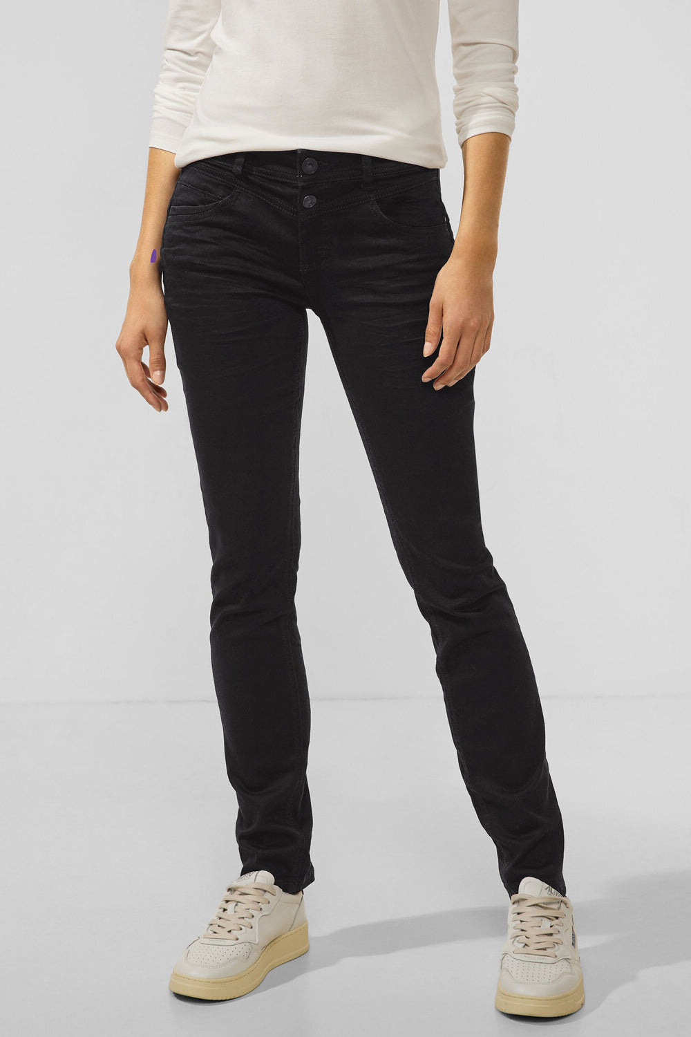 Jeans slim BLACK DENIM - STREET ONE
