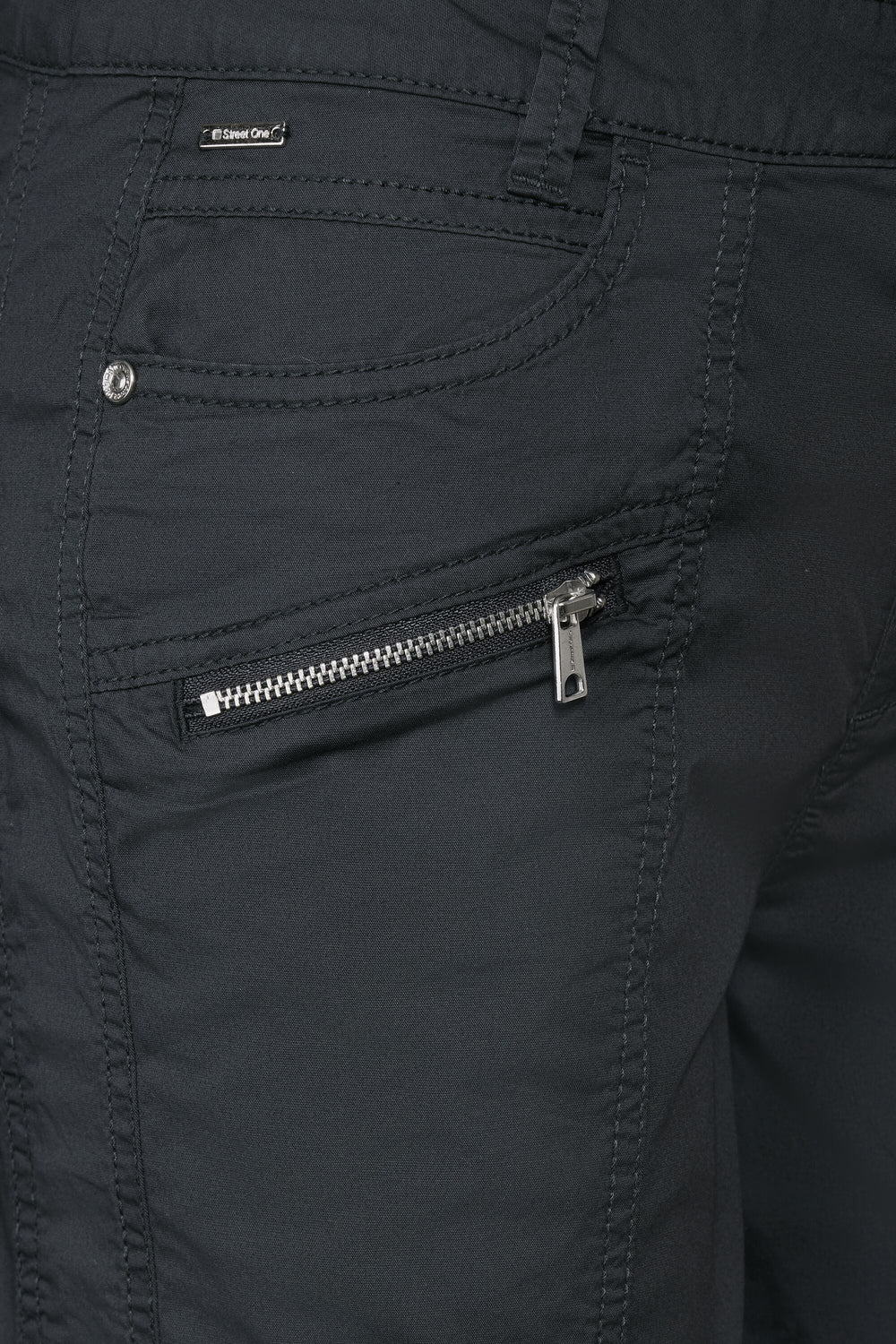 Bermuda DARK GREY DENIM - STREET ONE
