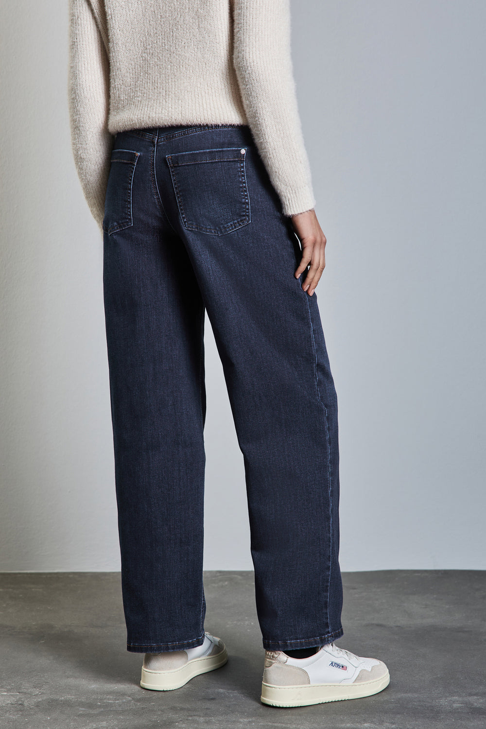 Jeans wide DARK BLUE DENIM - STREET ONE