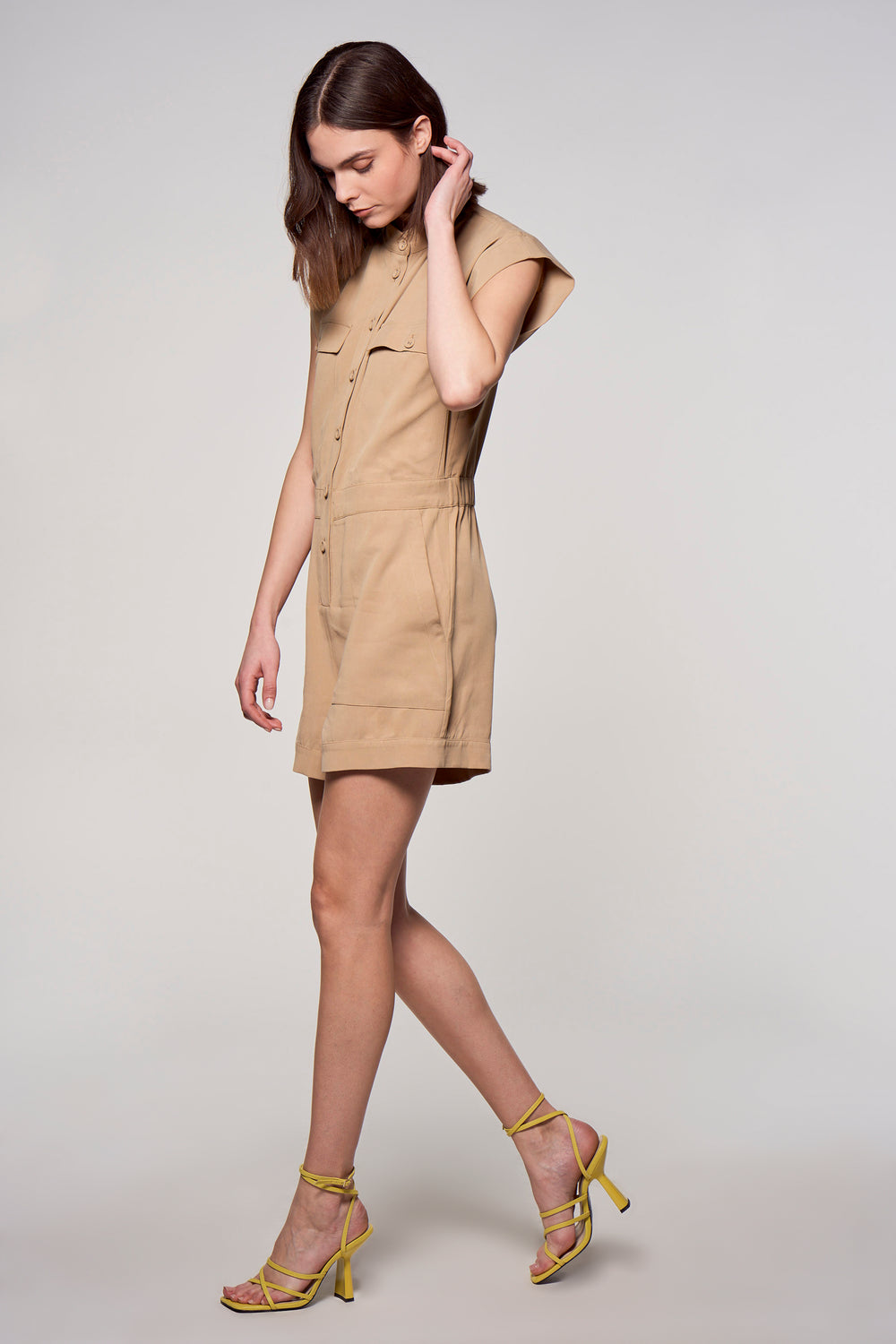 Playsuit Beige - ASTRID Black Label