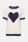 Trui met V-hals Ecru - AMELIE ET AMELIE
