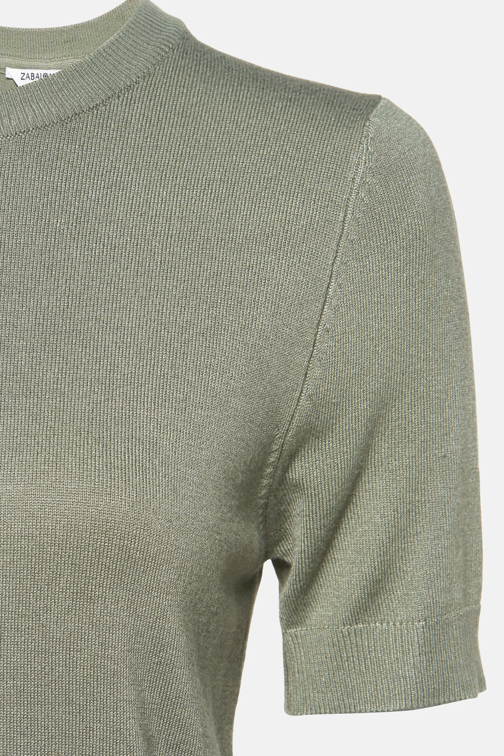 Pull col rond Vert - ZABAIONE