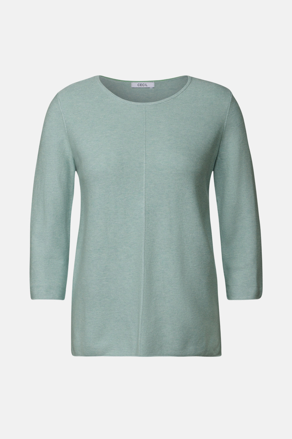 Pull col rond Bleu - Cecil
