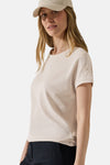 Top uni manches courtes Beige - Cecil