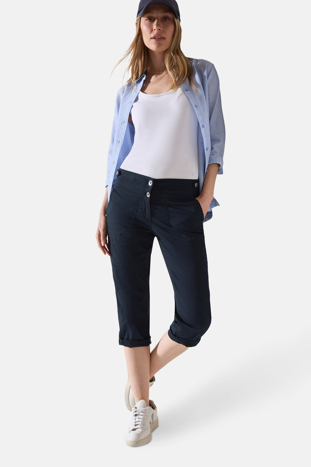 Pantalon cargo Bleu - CECIL