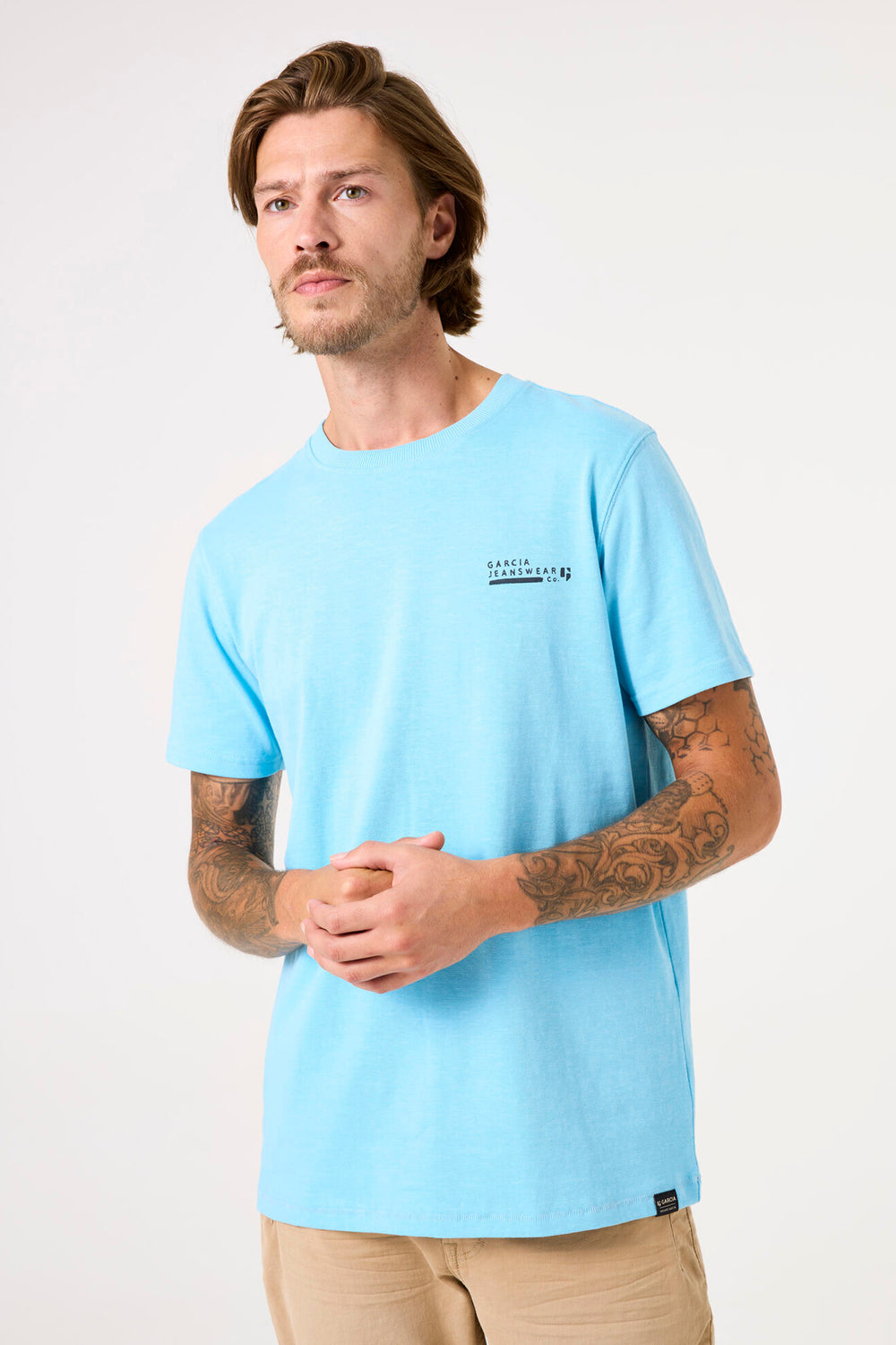 T-shirt (manches courtes) Turquoise - GARCIA