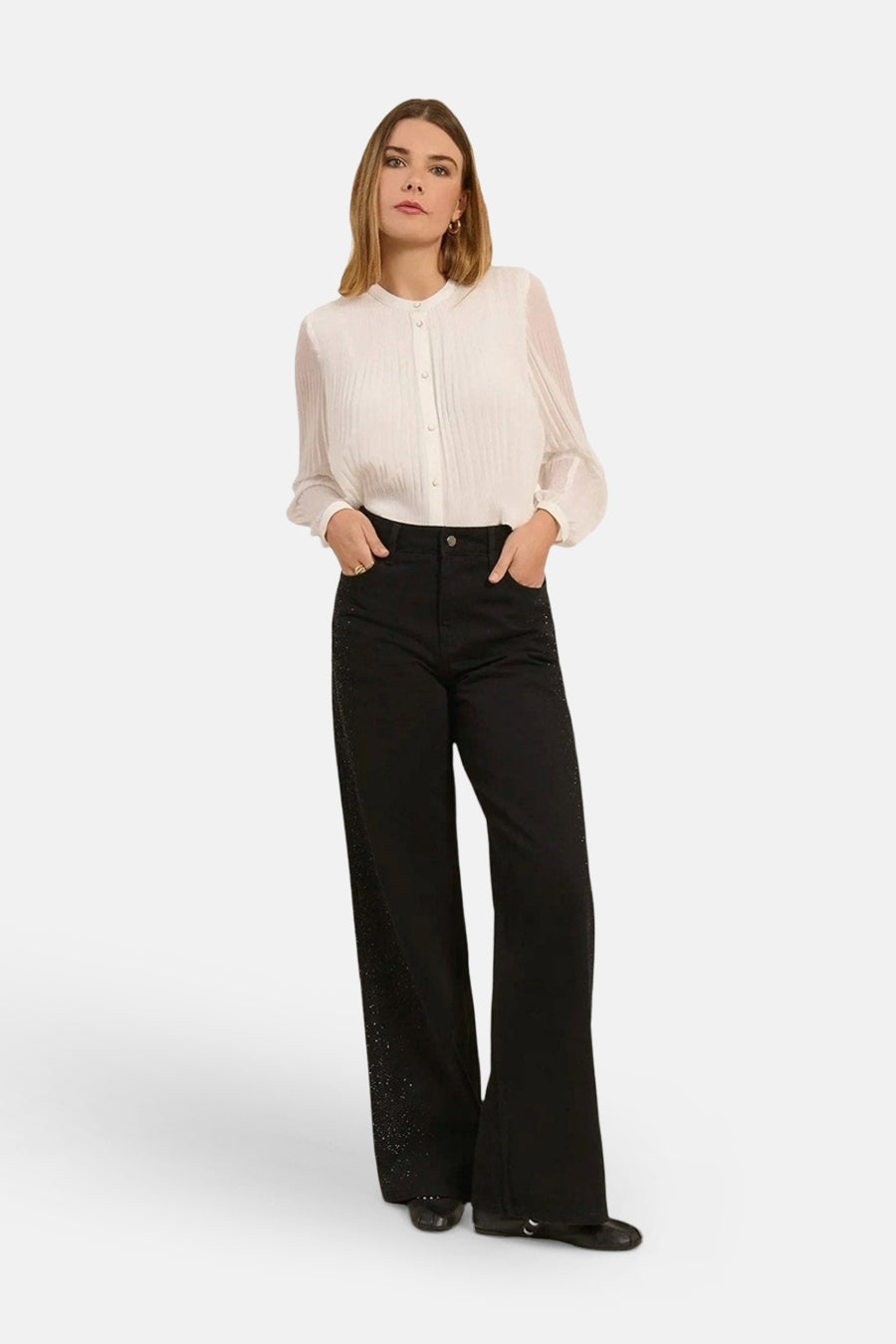 Pantalon Noir - NAF NAF