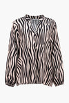Blouse (lange mouwen) Bruin - ZABAIONE