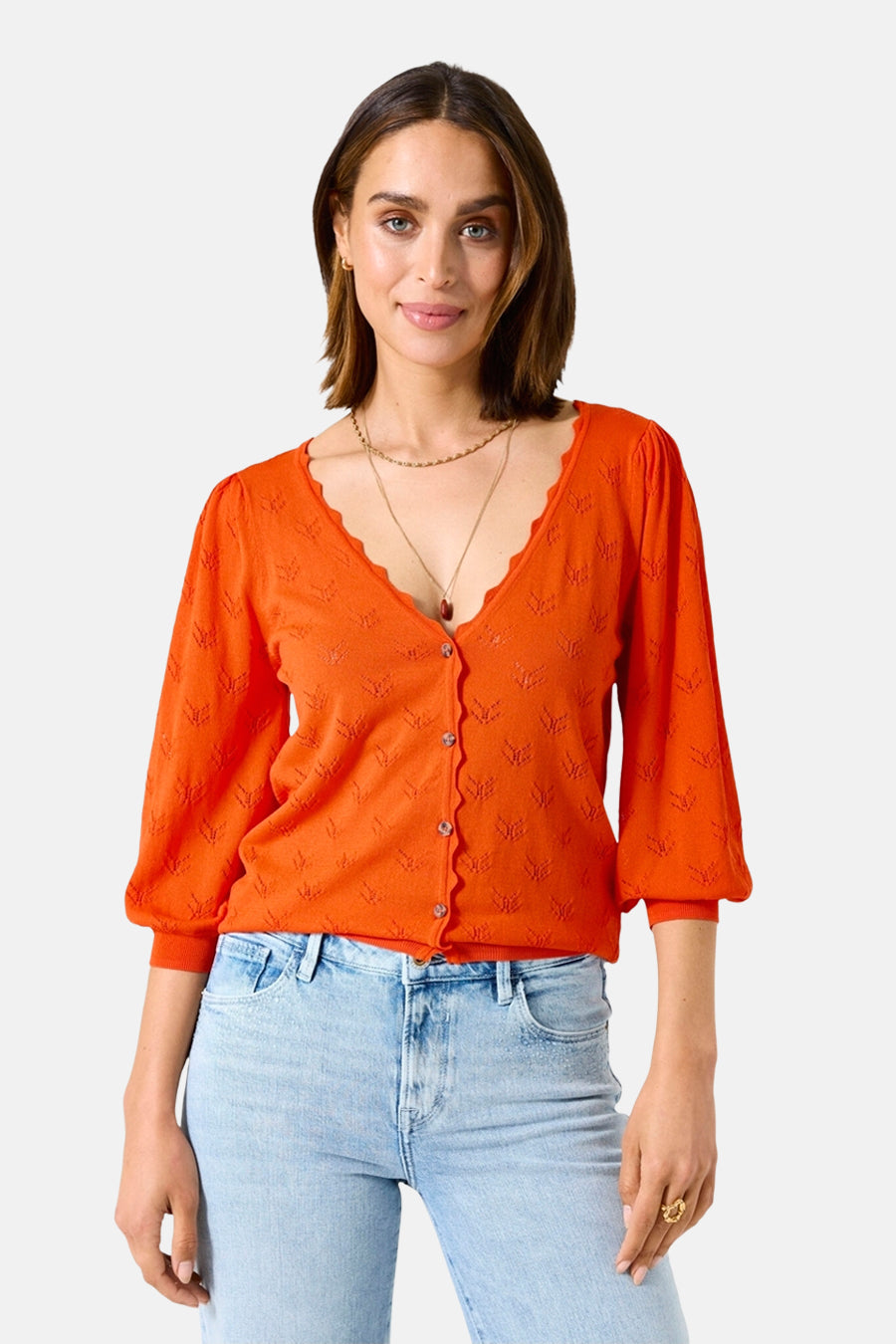 Cardigan Orange - GARCIA