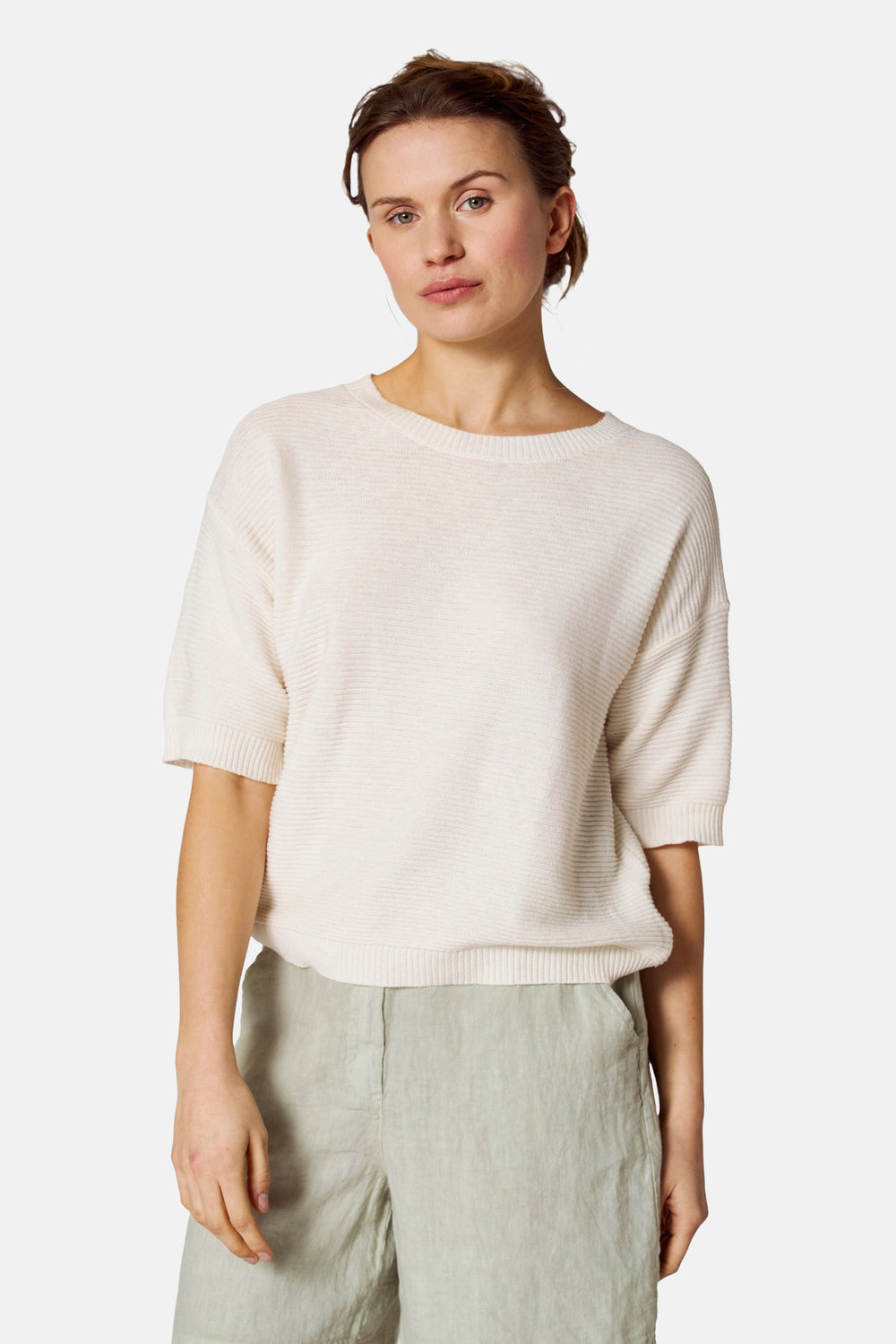 Pull col rond Écru - COPINES D'ANVERS
