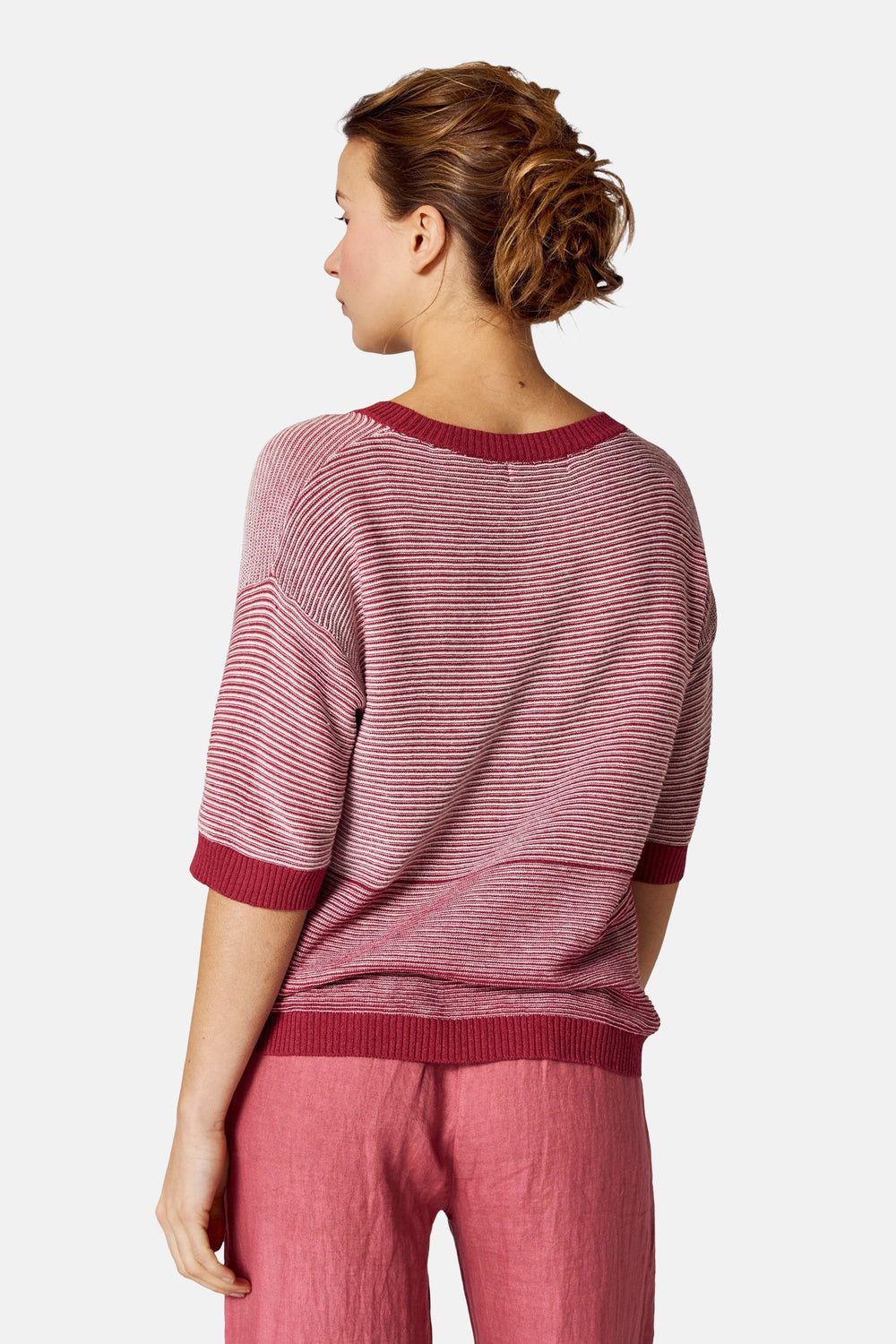 Pull col rond Bordeaux - COPINES D'ANVERS