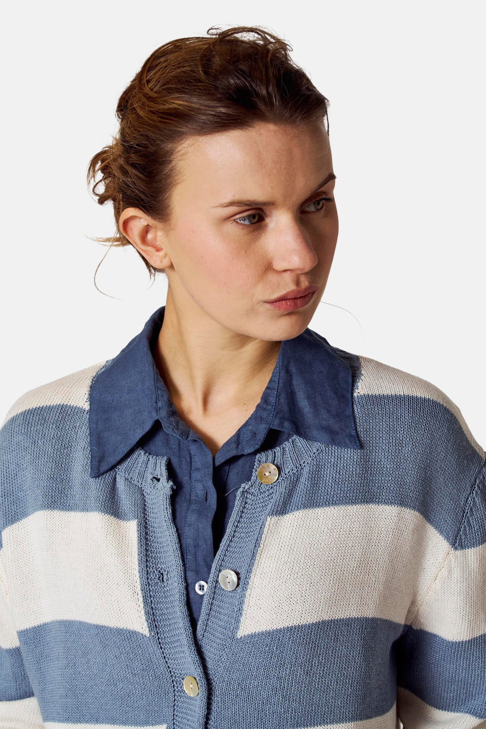 Gilet Blauw - COPINES D'ANVERS