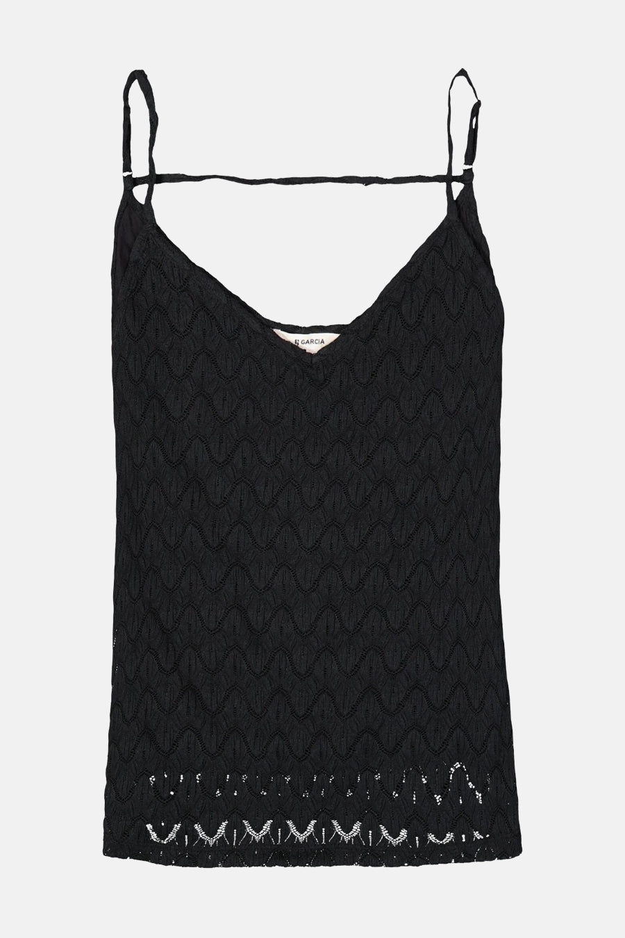 Top (bandes fines) Noir - GARCIA
