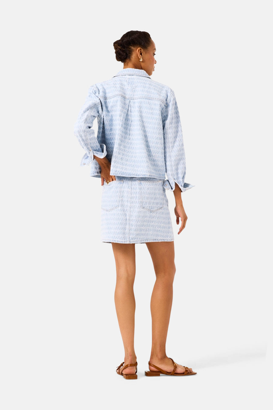 Jupe courte LIGHT BLUE DENIM - GARCIA