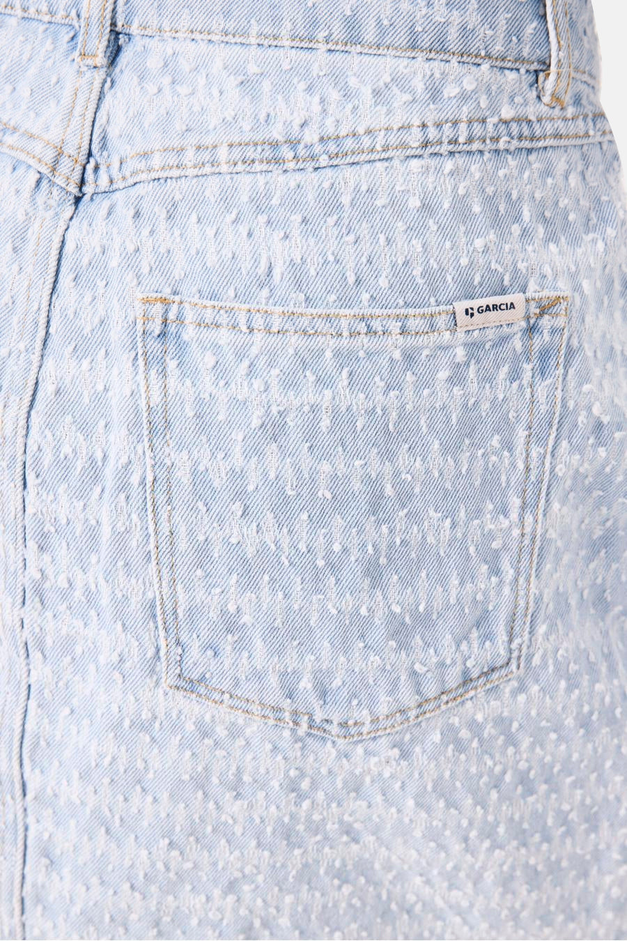 Jupe courte LIGHT BLUE DENIM - GARCIA