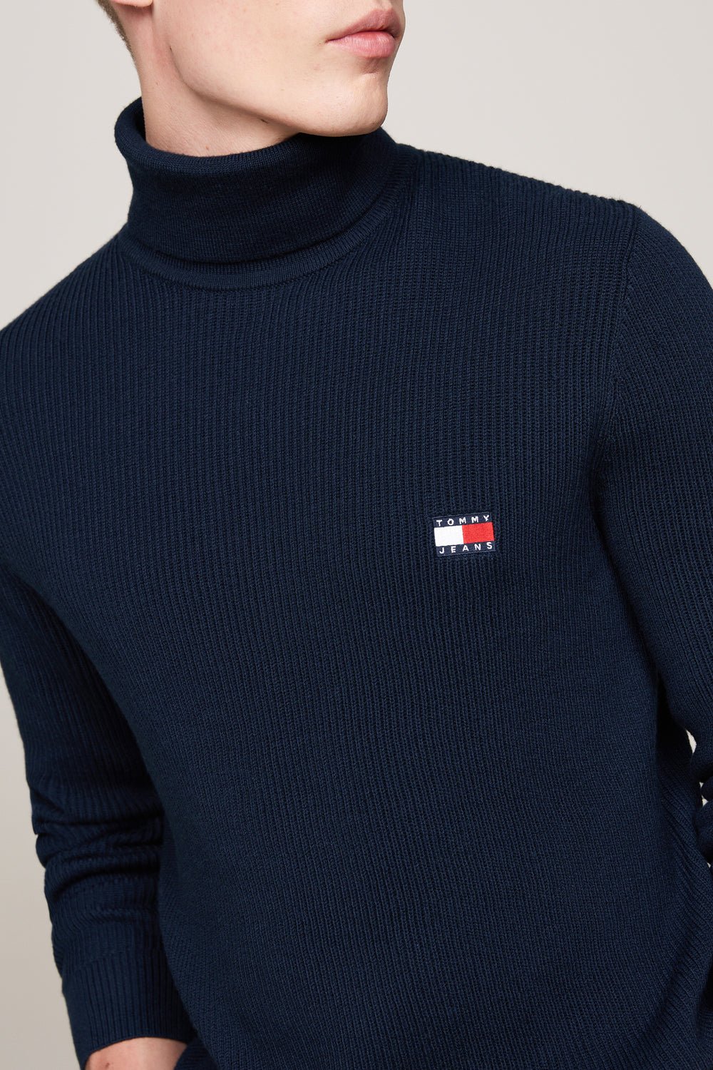 Pull col roulé Bleu - Tommy Jeans