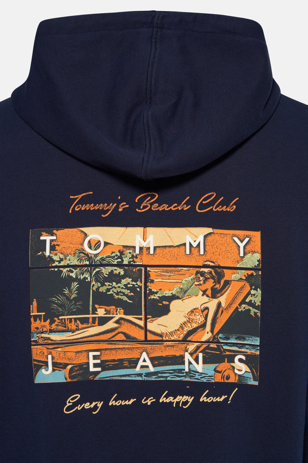 Sweat à capuche Bleu - TOMMY JEANS